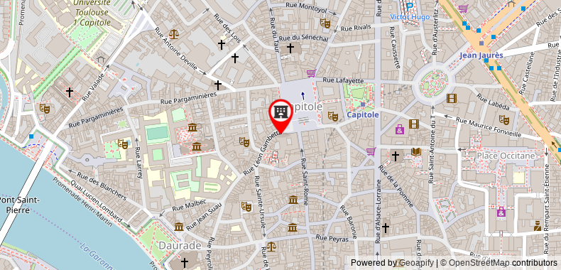 Bản đồ đến Crowne Plaza Toulouse