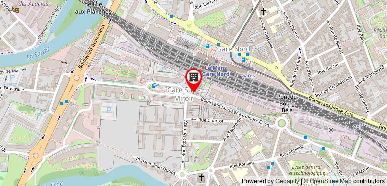 Ibis Styles Le Mans Gare Sud Hotel on maps