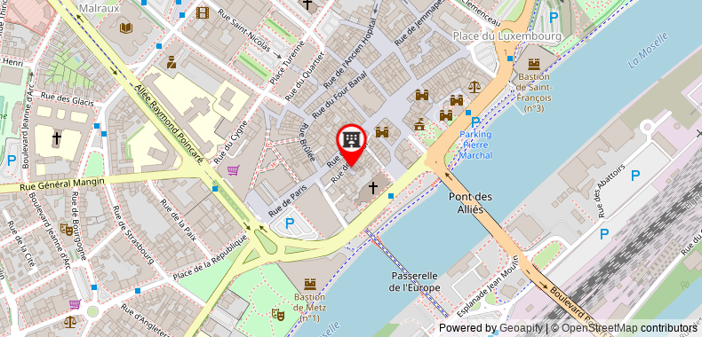 Bản đồ đến Appartement en centre pietonnier proche de la gare
