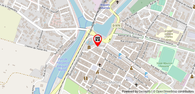 Bản đồ đến Khách sạn Boutique des Remparts & Spa