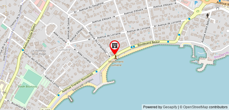 Bản đồ đến Khách sạn Restaurant Miramar L'orchidee