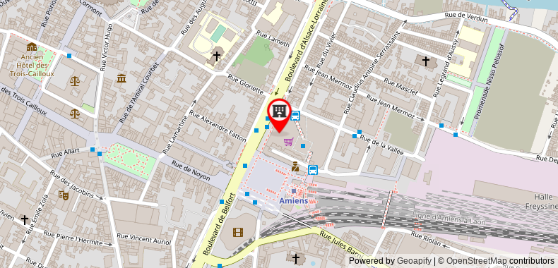 Holiday Inn Express Amiens on maps