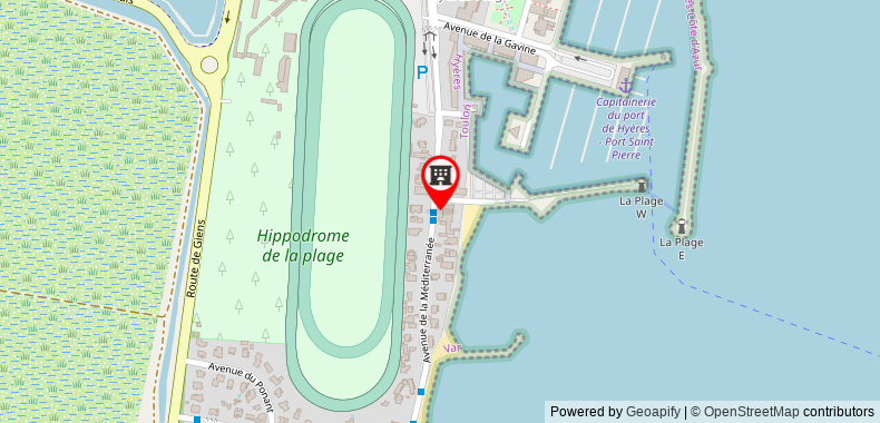 Bản đồ đến Khách sạn La Potiniere