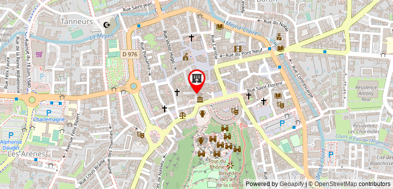 Bản đồ đến Khách sạn Saint Florent