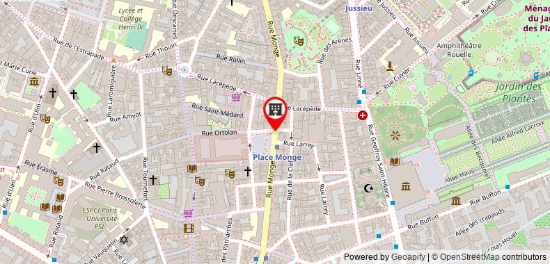 Bản đồ đến Best Western Plus Quartier Latin Pantheon