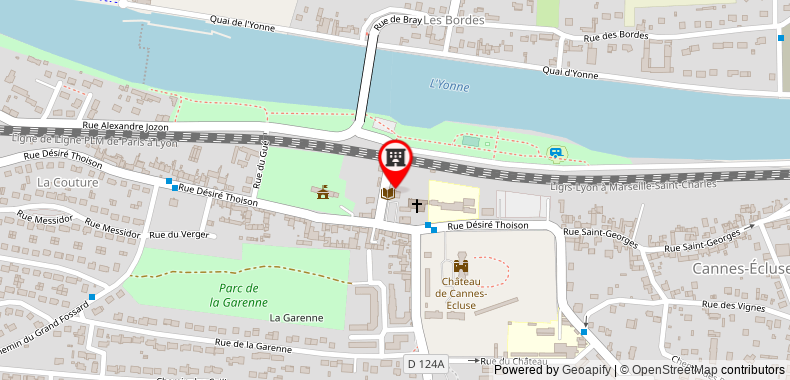Enzo Hotels Cannes Ecluse by Kyriad Direct on maps