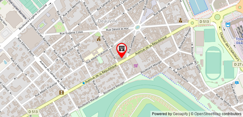 Hotel Le Chantilly on maps
