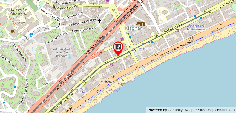 Adagio Access Nice Magnan Aparthotel on maps