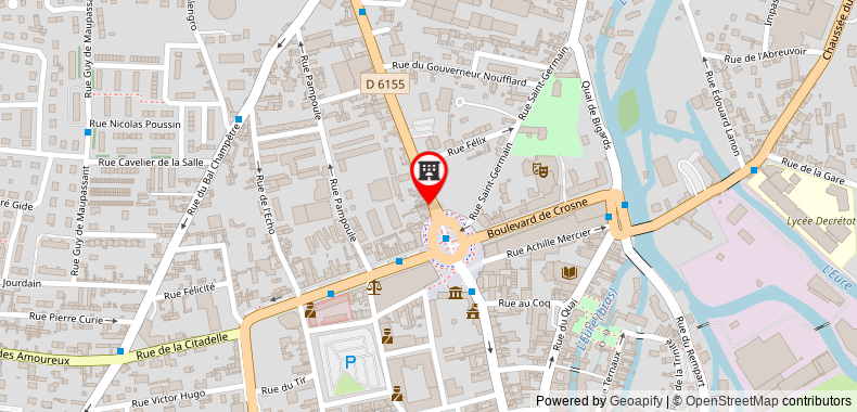 Hotel De Rouen on maps