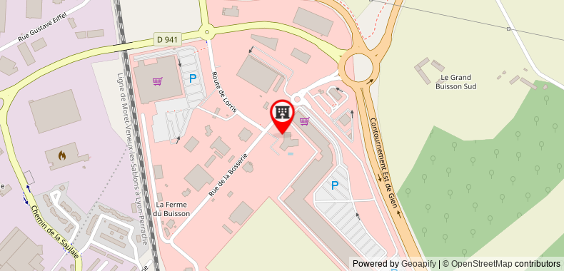 ibis Styles Gien on maps