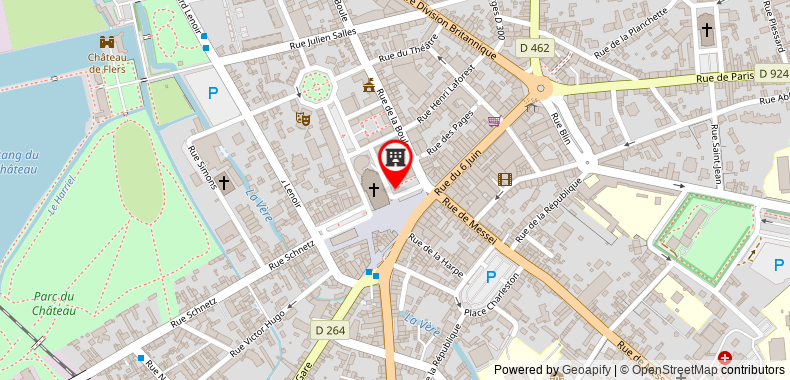 Bản đồ đến Khách sạn le Saint Germain