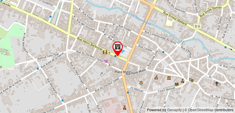 Bản đồ đến Khách sạn Restaurant l'Amandois