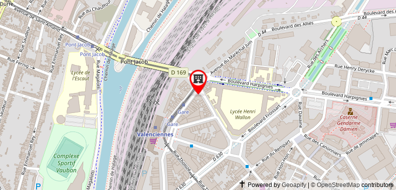 Hotel Le Bristol on maps