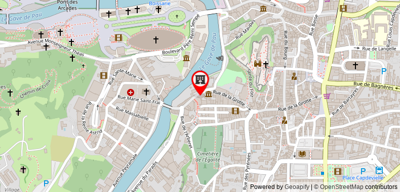 Inter-Hotel Lourdes Astoria Vatican on maps