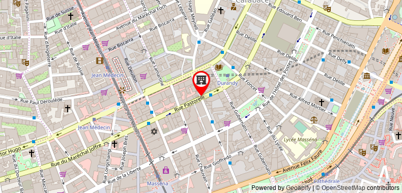 Bản đồ đến Khách sạn Vendome
