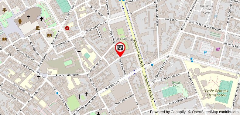 Appart’City Confort Reims Centre on maps