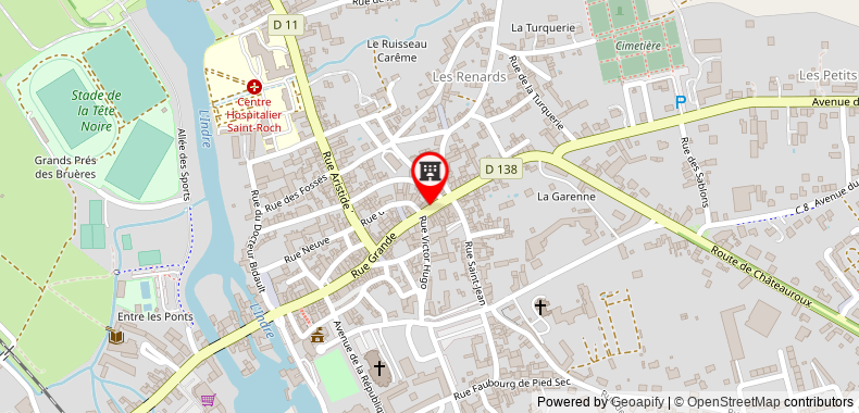 Bản đồ đến Khách sạn Logis Au Croissant