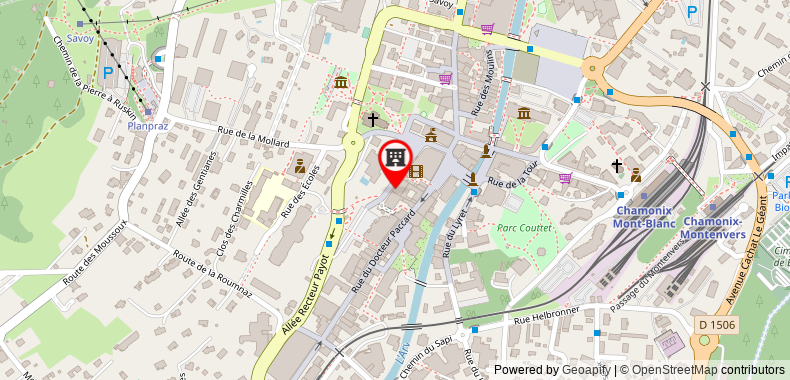 Bản đồ đến Khách sạn Park Suisse & Spa