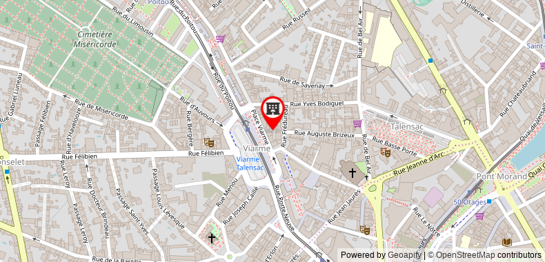 Appart'City Nantes Viarme on maps