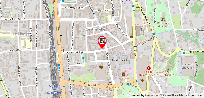 Bản đồ đến Khách sạn Inter- Bristol