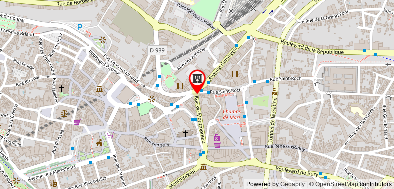 Cit'Hotel Europeen on maps