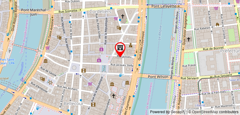 Hotel Carlton Lyon - MGallery on maps