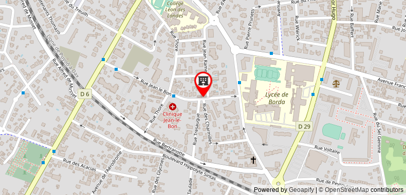 Bản đồ đến Khách sạn Jean le Bon