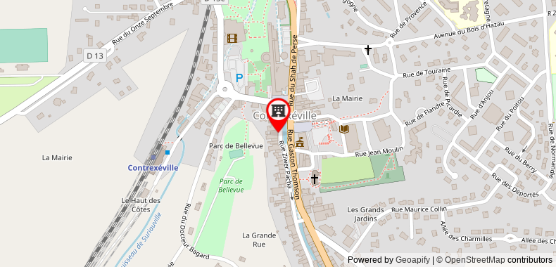 Bản đồ đến Hôtel des Sources