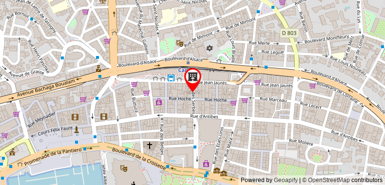 Bản đồ đến Khách sạn Arcotel