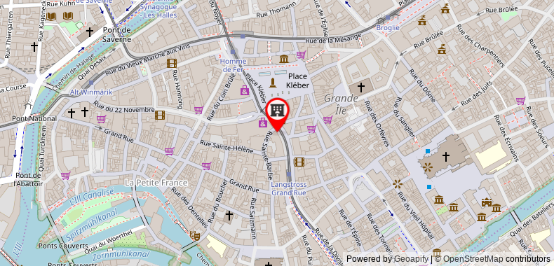 Maison Rouge Strasbourg Hotel & Spa, Autograph Collection on maps