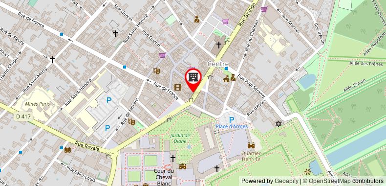 Bản đồ đến Hôtel Restaurant Napoléon