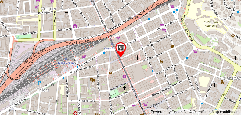 Bản đồ đến Faubourg Montmartre Guest House