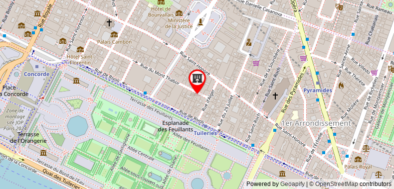 Bản đồ đến Khách sạn Duminy Vendome