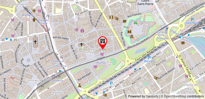 Appart’City Confort Nantes Centre on maps