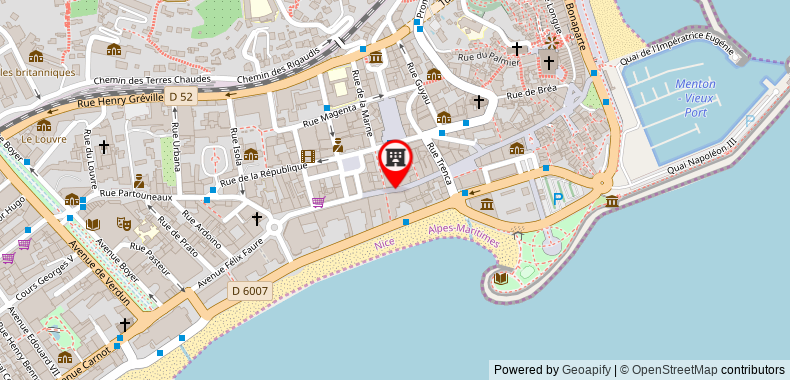 在地图上查看勒旺多姆廣場百拉姆布拉俱樂部酒店