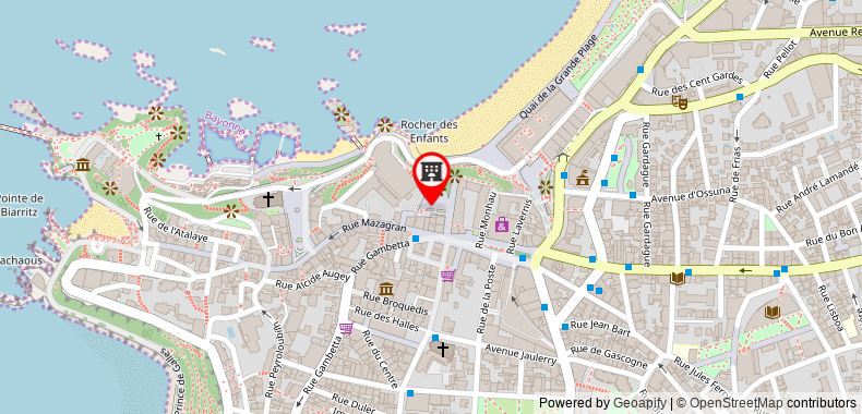 Hotel Le Cafe de Paris on maps