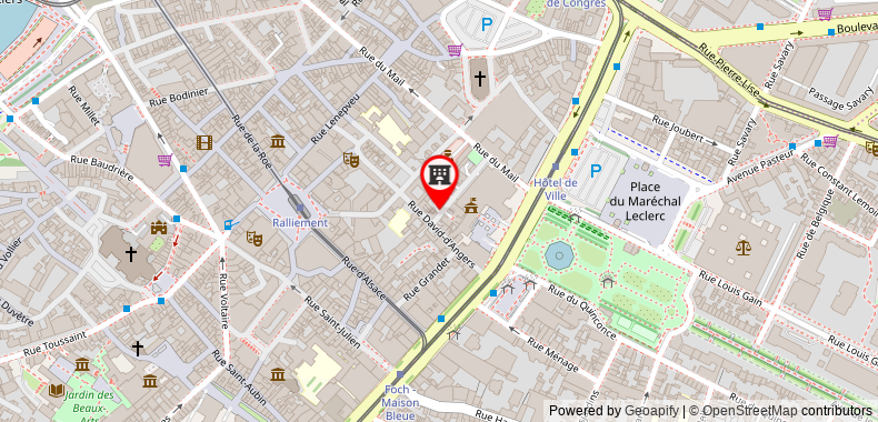 Bản đồ đến Khách sạn Du Mail