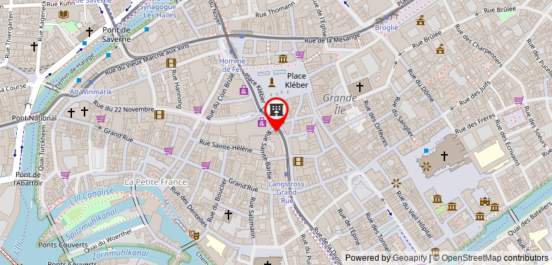 Hotel Maison Rouge on maps