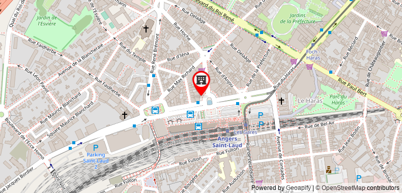 Bản đồ đến Khách sạn De France