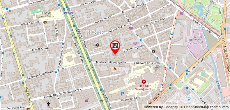 在地图上查看馨樂庭普拉多查諾馬賽酒店