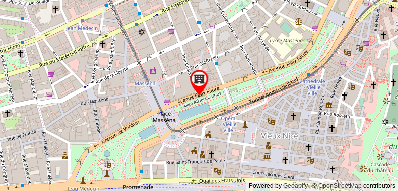 Bản đồ đến Khách sạn Aston La Scala