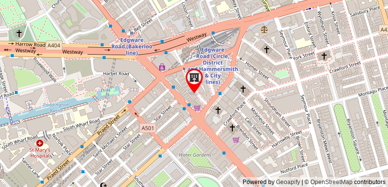 Hyde Park Serviced Rooms on maps