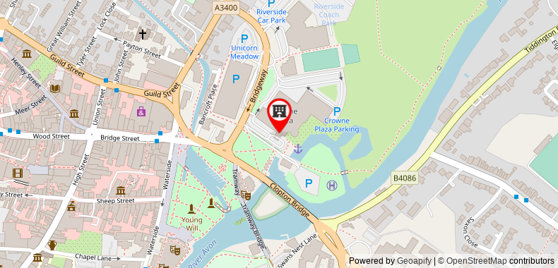 Bản đồ đến Crowne Plaza Stratford-upon-Avon