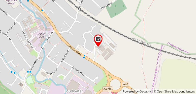 Bản đồ đến Premier Inn High Wycombe/Beaconsfield
