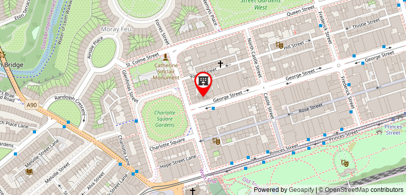 Bản đồ đến Kimpton Charlotte Square