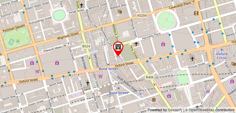 Radisson Blu Edwardian Berkshire Hotel London on maps