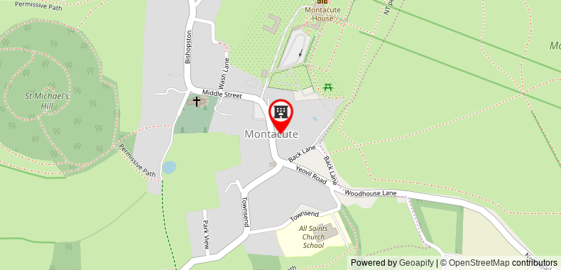 Montacute Country Tearooms B&B on maps