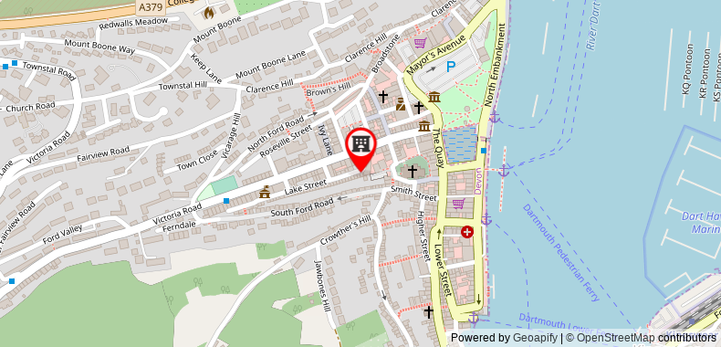Bản đồ đến The End House - Cosy and central (Dartmouth)