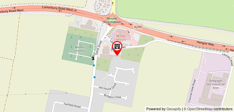 Premier Inn Ramsgate - Manston Airport on maps