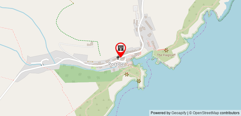Lugger Hotel on maps